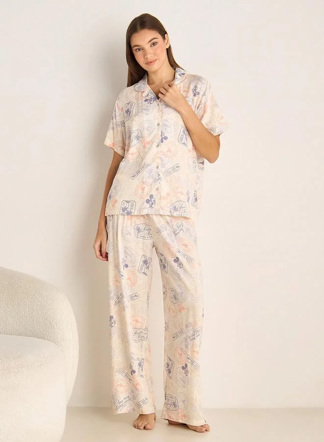 سبلاش فيڤ Pyjama Set Shirt and Pants Viscose